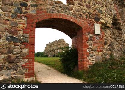 Estonia. Laiuse. Ruins of a castle . 15 century