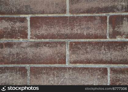 Etched brick wall