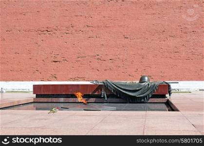 Eternal Flame, Tomb Of The Unknown Soldier to Moscow. Kremlin, Russia