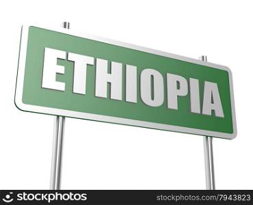 Ethiopia concept image with hi-res rendered artwork that could be used for any graphic design.. Ethiopia