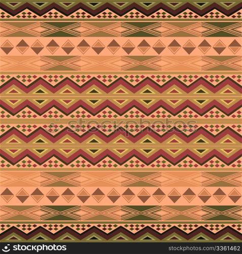 ethnic background illustration, geometric pattern