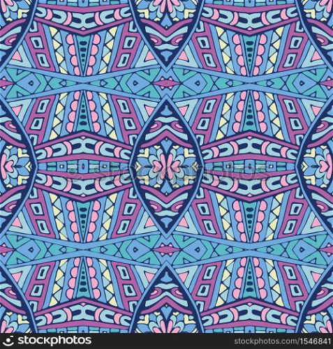 ethnic tribal festive pattern for fabric. Abstract geometric colorful seamless pattern ornamental. Mexican design. Vector seamless pattern flower colorful ethnic tribal geometric psychedelic mexican print