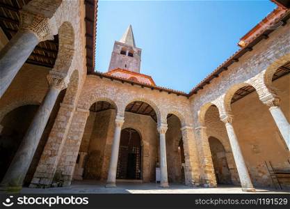 Euphrasian Basilica - UNESCO world heritage site in Porec, Istria, Croatia.