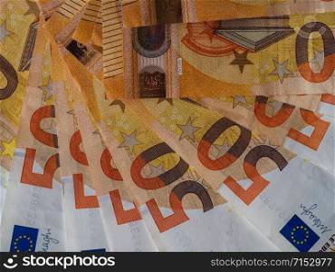 Euro banknotes money (EUR), currency of European Union. Euro notes, European Union