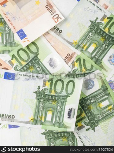 Euro banknotes, the European currency