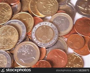 Euro coin. Euro coins currency of the European Union