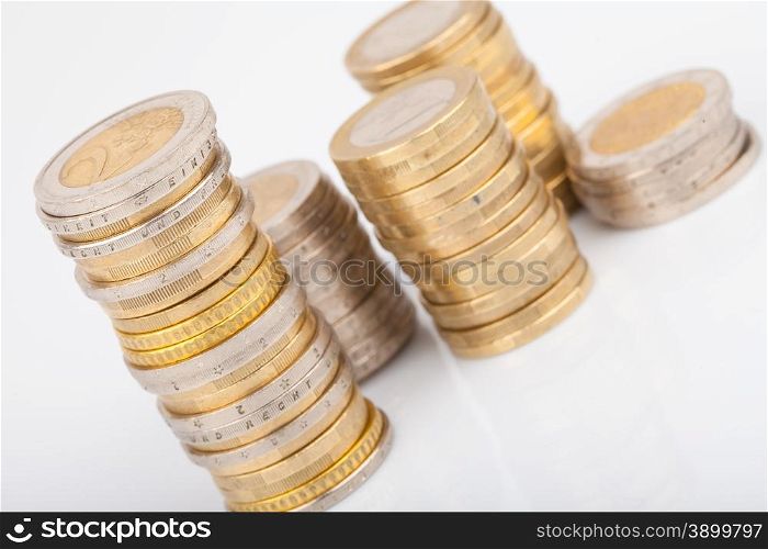 Euro Coins: 0,50, 1 and 2 euro