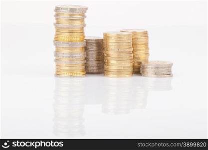 Euro Coins: 0,50, 1 and 2 euro