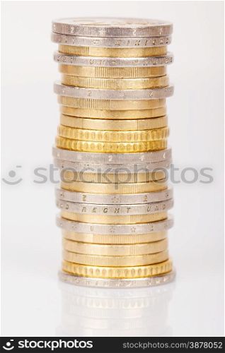 Euro Coins: 0,50, 1 and 2 euro&#xA;