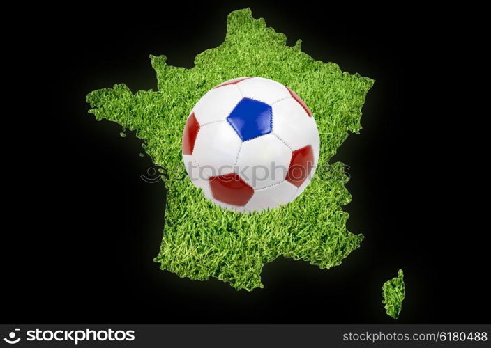 Euro cup football championat in France. Euro cup symbol