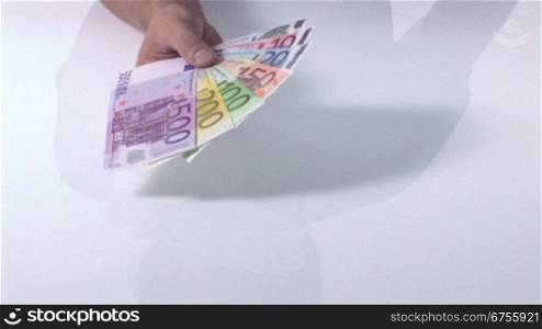 Euro Geldscheine als FScher