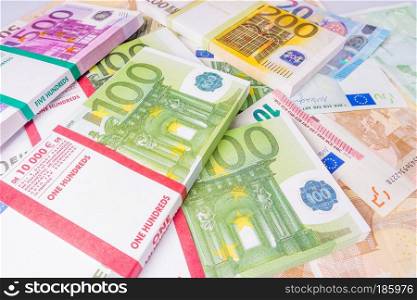 Euro Money. euro cash background. 