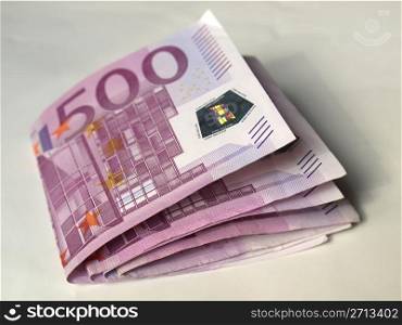 Euro note. Euro banknote (currency of the European Union)