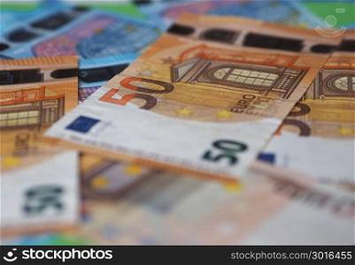 Euro notes, European Union. Euro banknotes money (EUR), currency of European Union