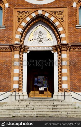 europe abbiate varese italy abstract door in the church wall