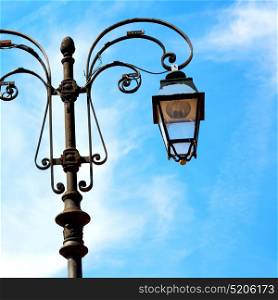 europe in the sky of italy lantern and abstract illumination