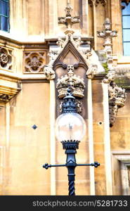 europe in the wall of london lantern and abstract illumination