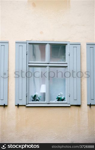 Europe old city windows in sweden travel