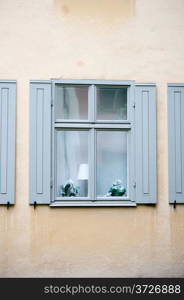 Europe old city windows in sweden travel