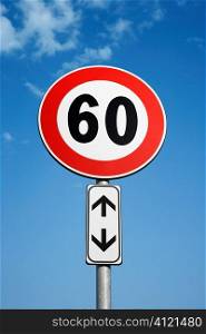 European Speed Limit Sign