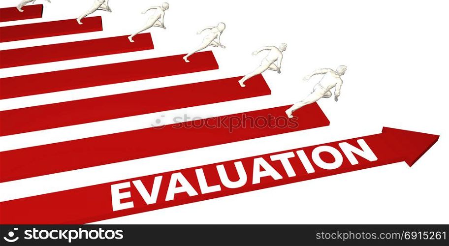 Evaluation Information and Presentation Concept for Business. Evaluation Information
