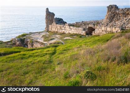 Evening Chersonesos -ancient town (Sevastopol, Crimea, Ukraine)
