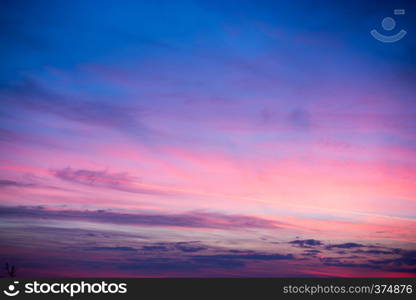 Evening clouds in Istanbul