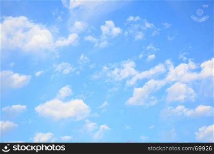 Evening sky with light clouds - natural background