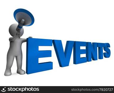 Events Character Meaning Concert Occasion Events Or Functions