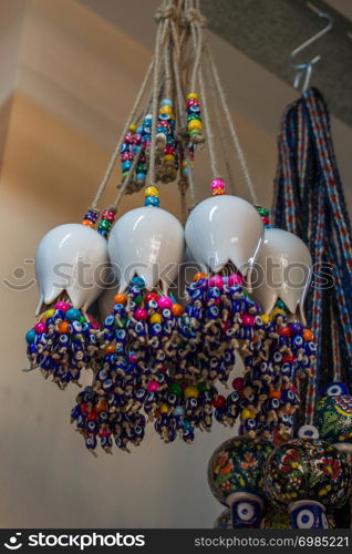 Evil eye bead as Amulet souvenir from Turkey