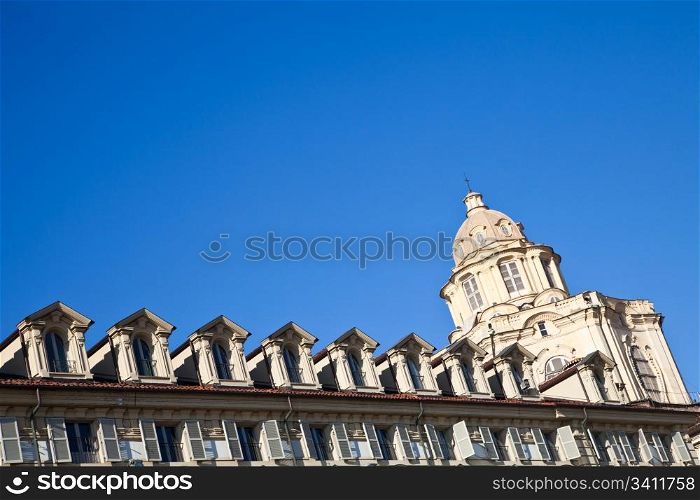Example of elegant architecture in Torino - Turin - Italy