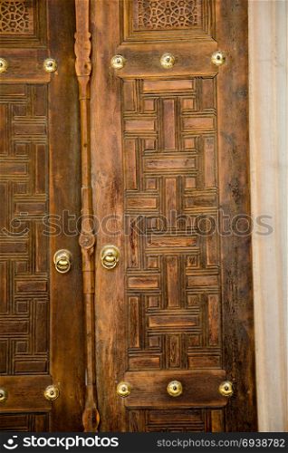 Example of Turkish Traditional door architecture