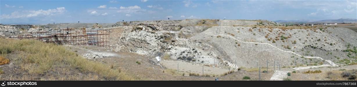Excavation of ancient Gordium in Turkey