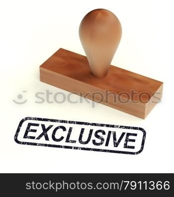 Exclusive Rubber Stamp Shows Limited Products. Exclusive Rubber Stamp Showing Limited Products