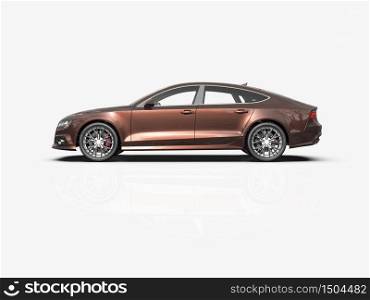Executive Car Mid-size Luxury Car,German Liftback, Blank Premium Car Side Sportback, Coupe, Sportback