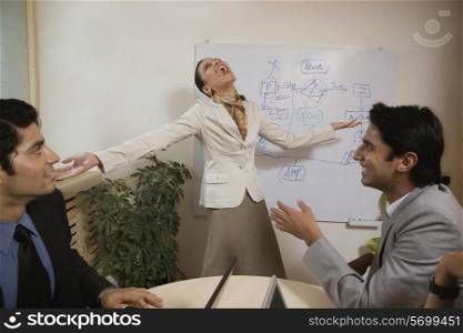 Executives at a meeting