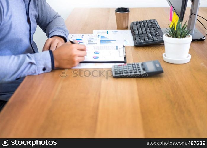 executives business team designer working together with new startup project with tablet pc and laptop in modern office, Teamwork,brainstorming concept