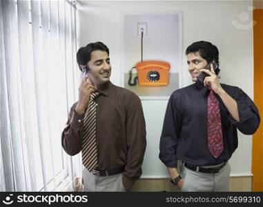 Executives on the phone