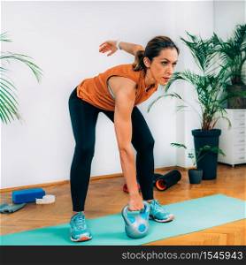 Exercising with Kettlebell at Home