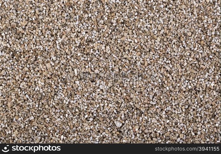 Exfoliated vermiculite background close up