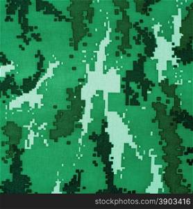 exotic green color digital camouflage as background or pattern