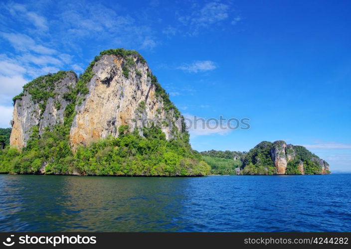 Exotic landscape in Thailand, Krabi