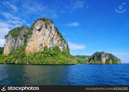 Exotic landscape in Thailand, Krabi