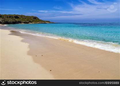Exotic paradise of Guardalavaca beach in Cuba. Peaceful ocean wave at the beach. Perfect resort for relaxing. Sea beach.