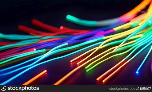 Exploring New Business Trends Using LEDs, Optical Fibre, and Coloured Electric Cables. Generative AI.