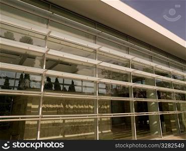 Exterior glass wall in Rome