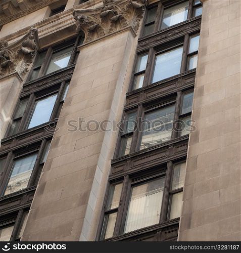 Exterior of a building in the Financial District of Boston, Massachusetts, USA