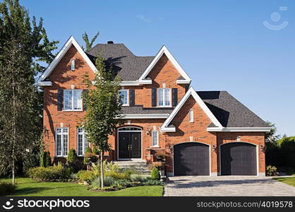 Exterior of a large house