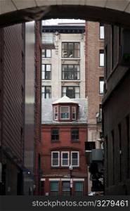Exterior of buildings in Boston, Massachusetts, USA