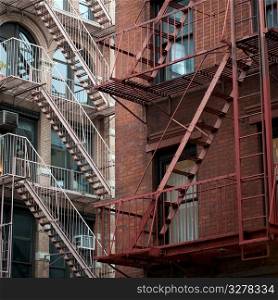Exterior of buildings in Manhattan, New York City, U.S.A.